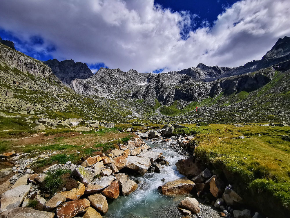 Mittagspause am Rifugio Prudenzini