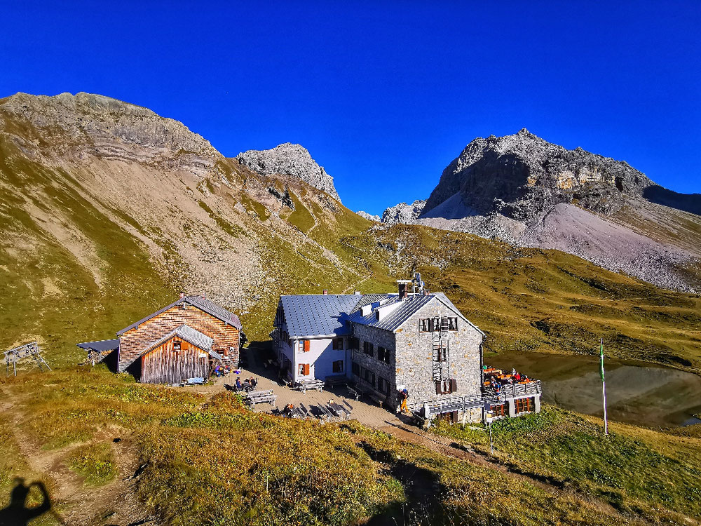 An der Rappenseehütte auf 2.070m