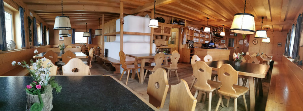 Wir haben die Hochfeilerhütte ganz für uns 😀