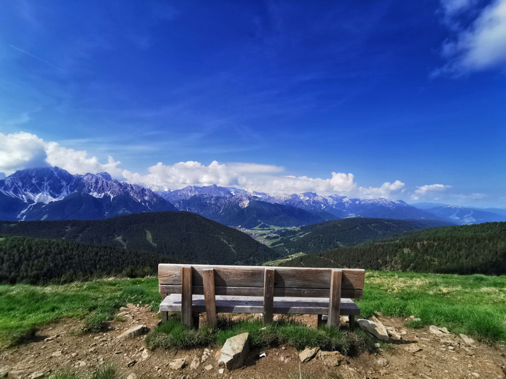 Tolle Aussicht bereits auf gut 2.000m Höhe