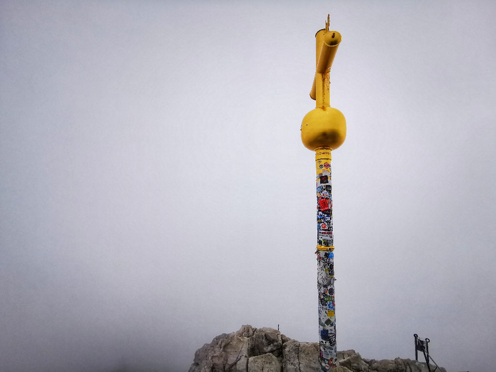 Das goldene Kreuz der Zugspitze