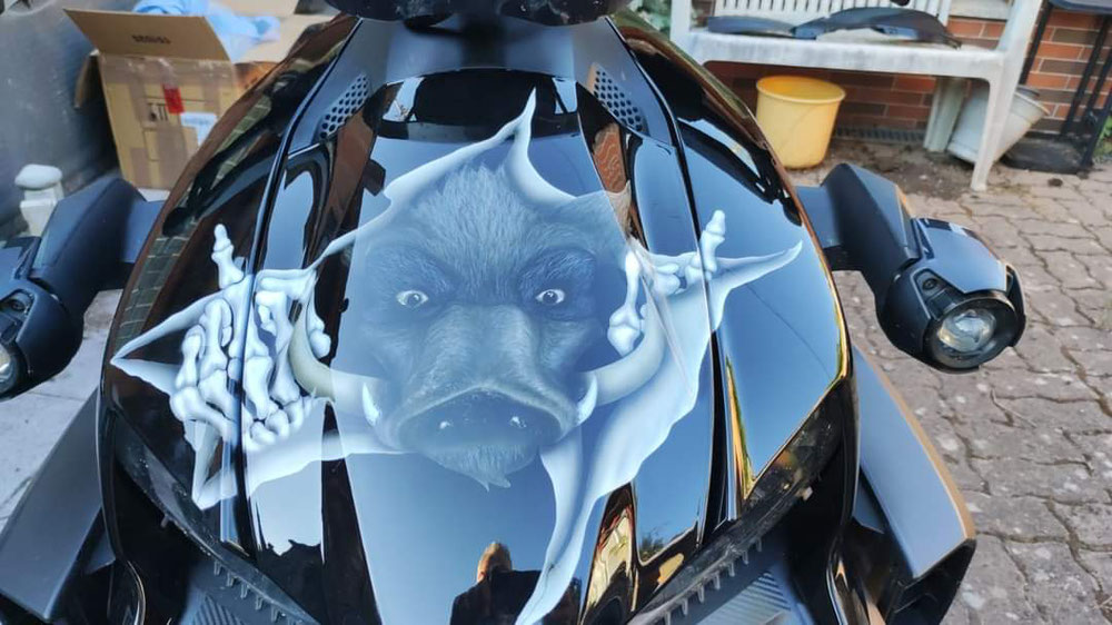 Airbrush Blackwutz RYKER 