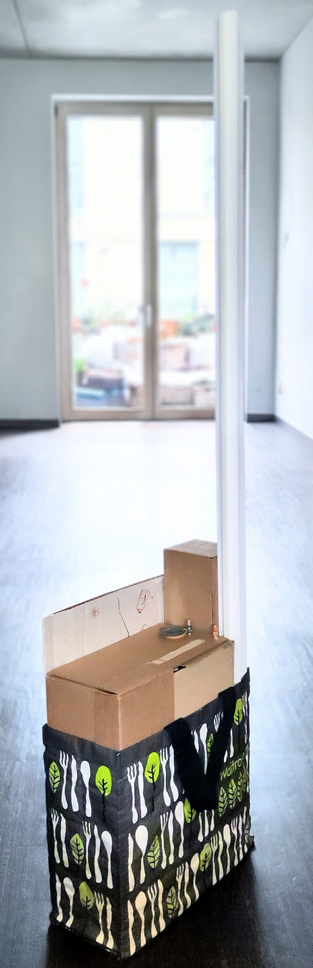reisefertig verpackt und abfahrbereit