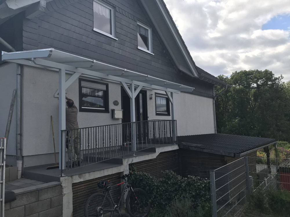 Überdachung Hauseingang
