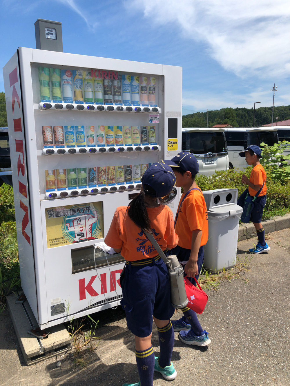 停電時でも使える自動販売機