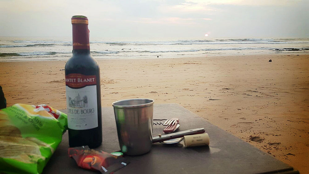 Apéro sur la plage