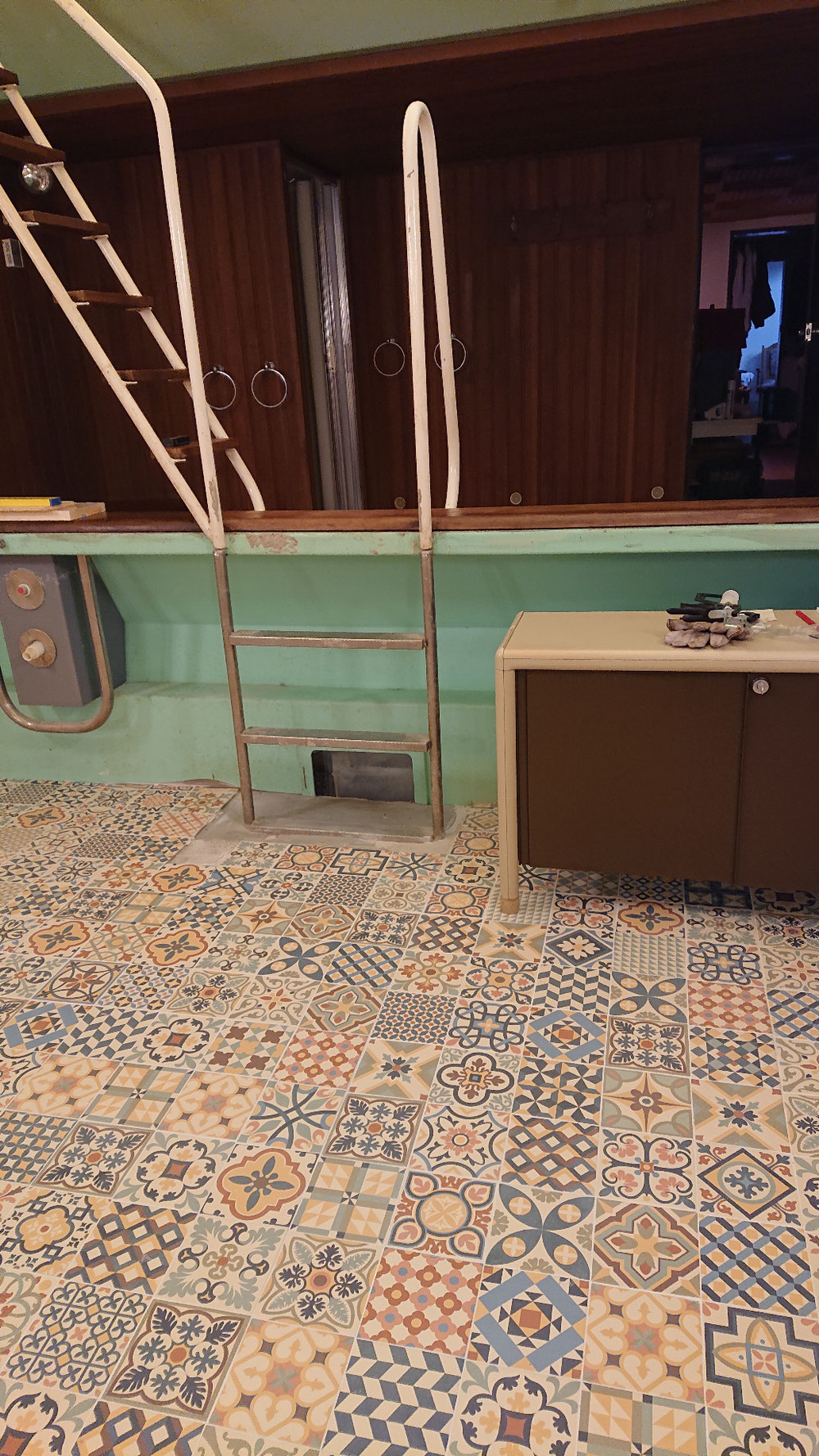 Diese Höhe wird bald in "Annes Atelier" mit Leichtigkeit zu überwinden sein.