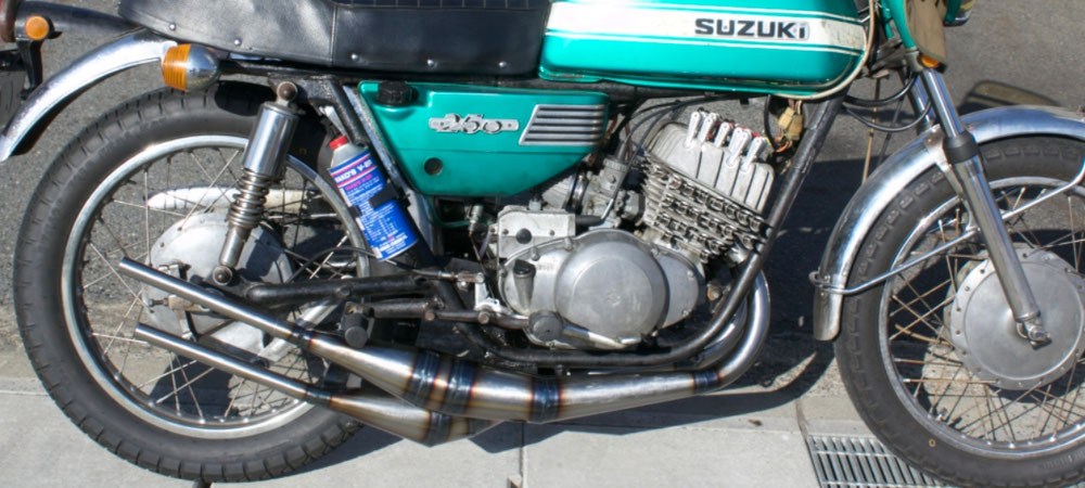 GT250右2本出しレーシングチャンバー