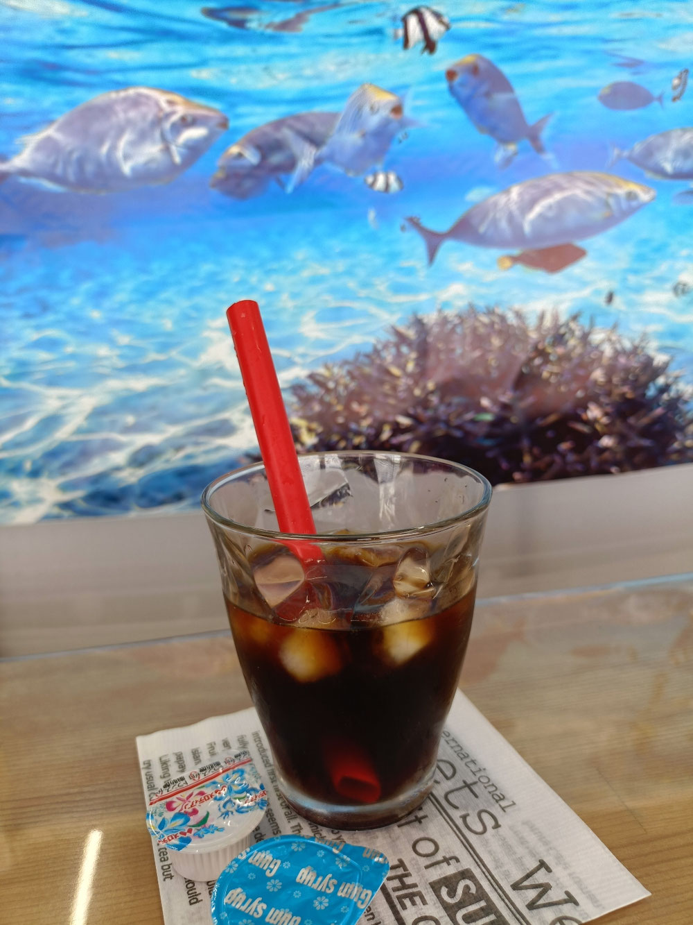 期間限定！2026年6月15日まで🧊アイスコーヒー🥤180円を150円で💞この画面をお店のスタッフに見せてご注文ください😊