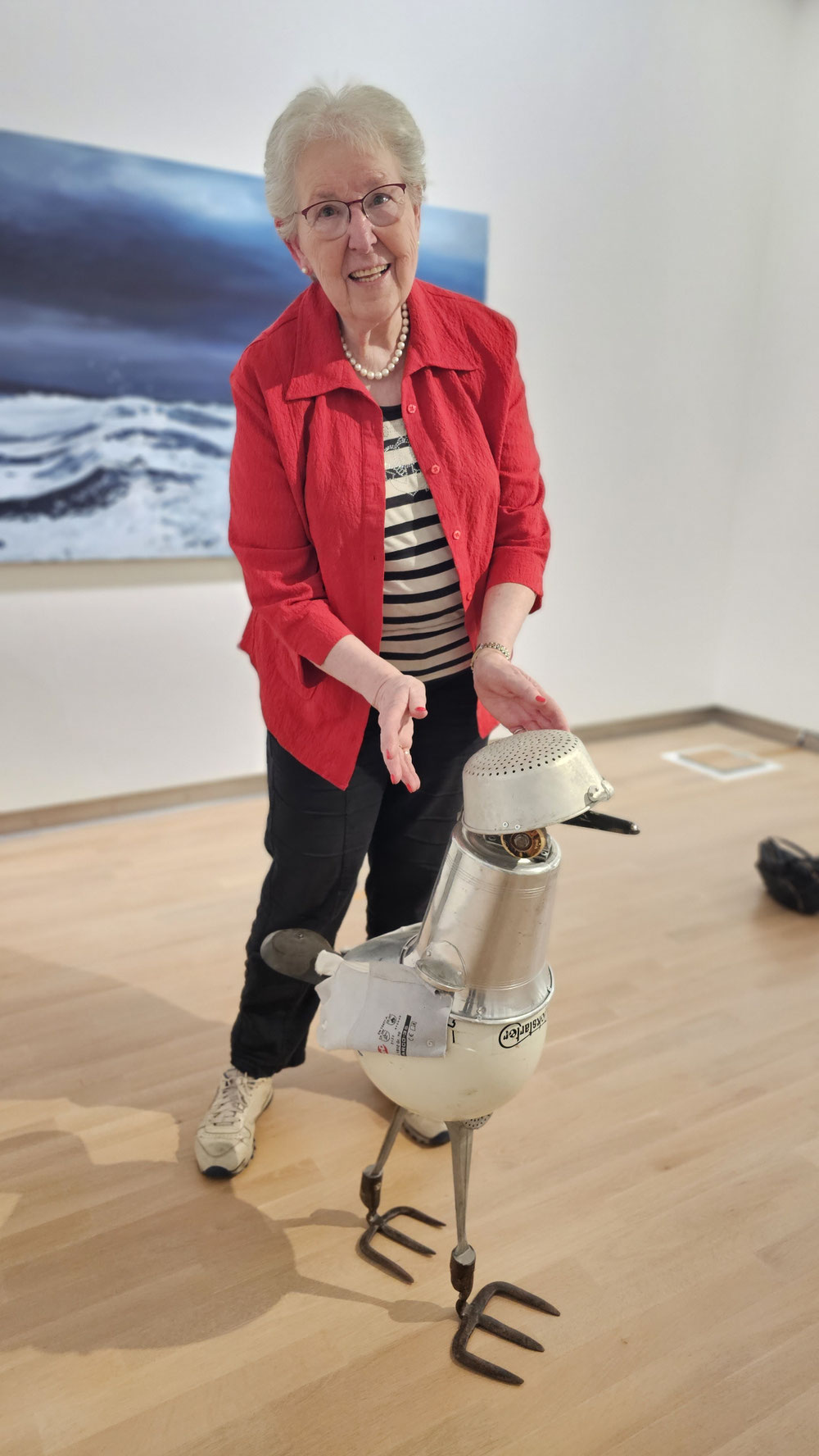 Jutta am Huhn von Matthias Graff