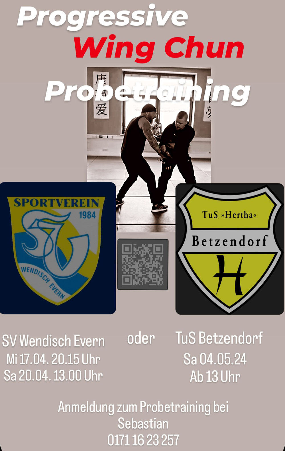 Progressive Wing Chun in Betzendorf und Wendisch Evern
