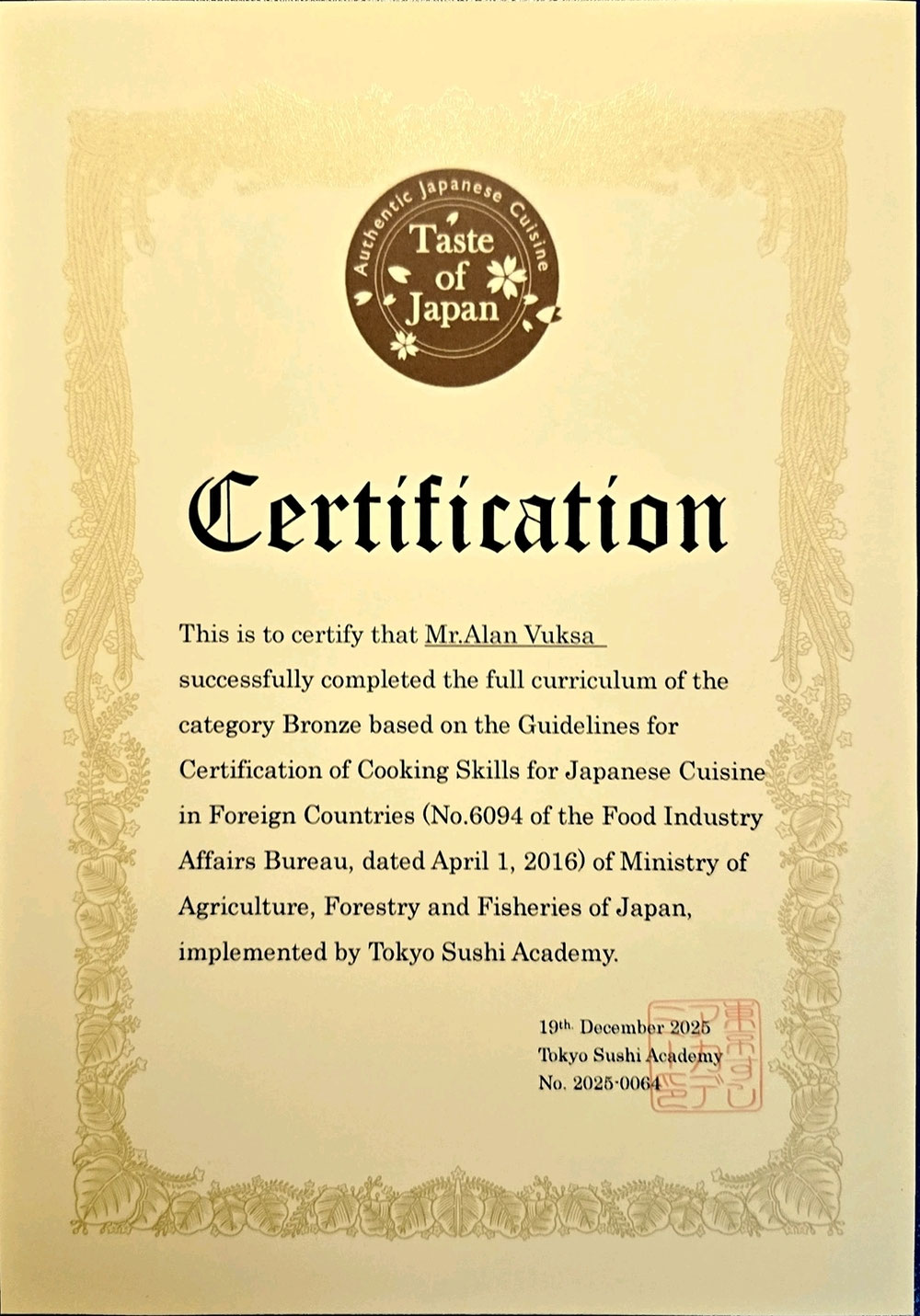 Tokyo Sushi Academy