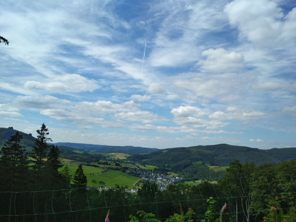 Ausblick über Elleringshausen. 
