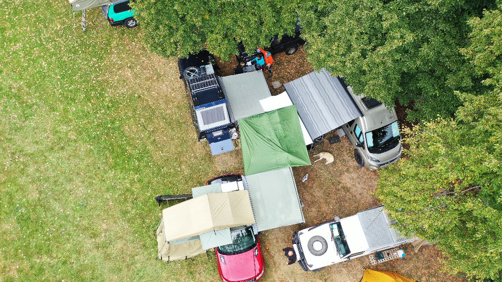 Unser Camp von oben