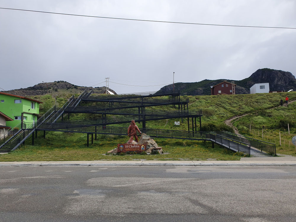 Denkmal für den Bergsteiger in Chalten