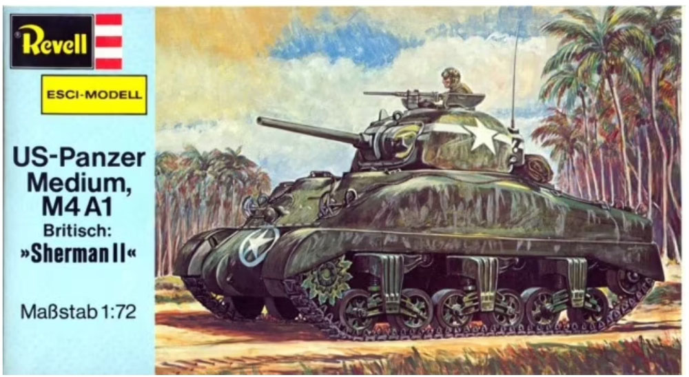 H2324 Sherman M4A1 - Schaal 1:72 (mrt 1976)