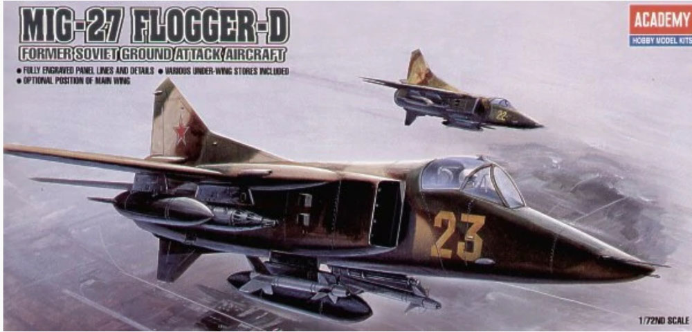 12455 Mig-27 Flogger D Soviet Air Force (Schaal 1:72)