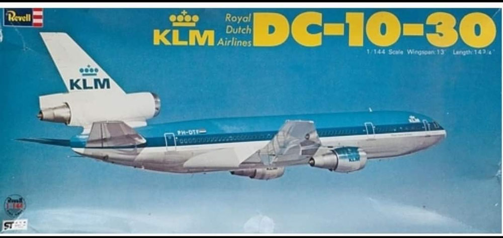 2× REV5243 DC-10-30 "KLM" - Schaal 1:144 (nov 1984 & dec 1989)