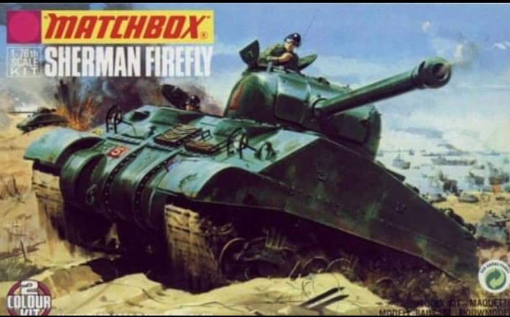 PK-71 Sherman Firefly schaal 1/76 (2× Jun.1977 & Jul.1988)