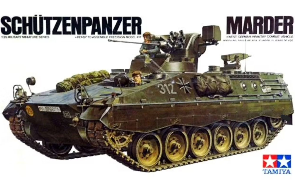 35098 Schutzenpanzer Marder, 3.Pz.GrenL.Btl91, Munster W-Germany 1973