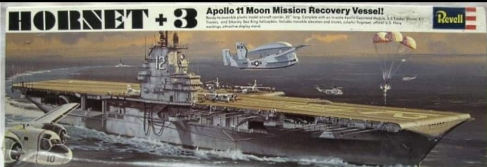 H-357 USS Hornet "Apollo 11 Mission" - Schaal 1/530 (nov 1979) 