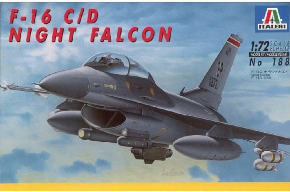 ITA188 F-16C Fighting Falcon 10 TFS / 50 TFW Hahn AFB Germany 1990