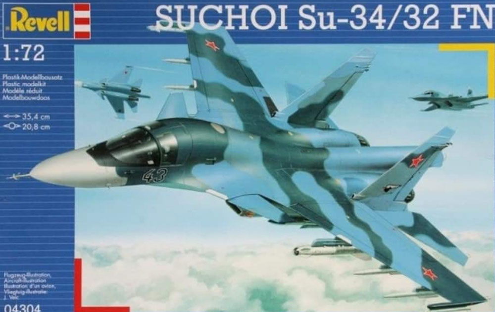 REV04304 Su-34/32 FN Fullback - Schaal 1:72 (dec 1995)