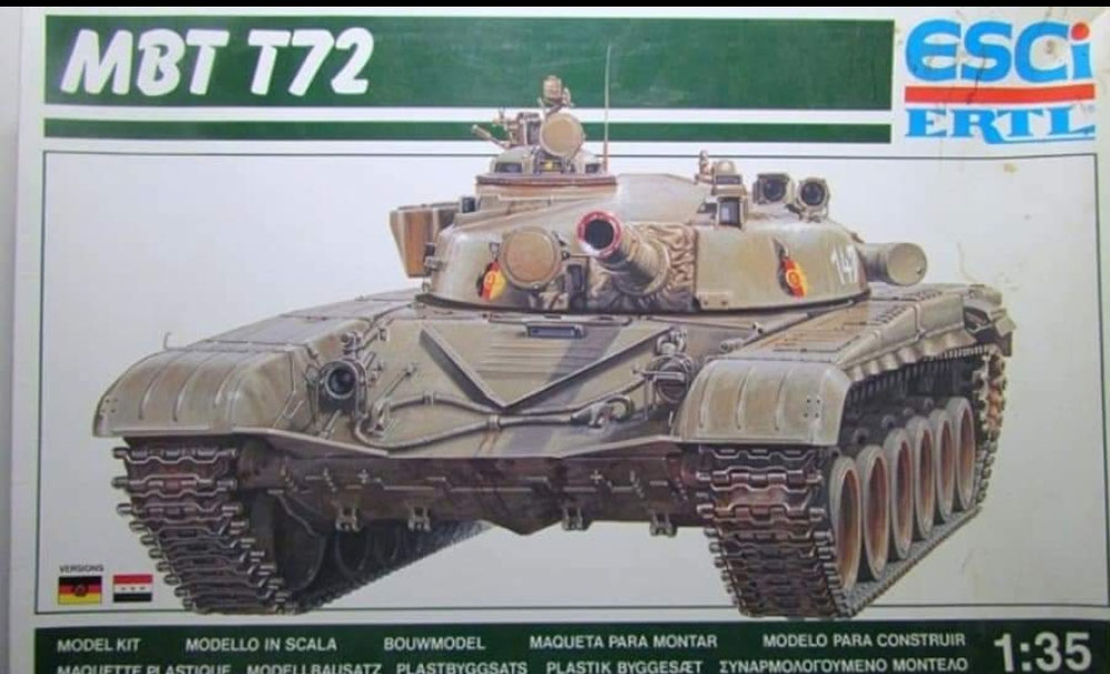 No.5019 MBT T72 - Schaal 1:35  (nov 1990)