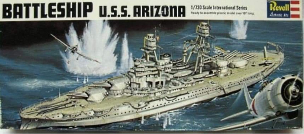 H-482 USS Arizona - Schaal 1:720 (april 1981)