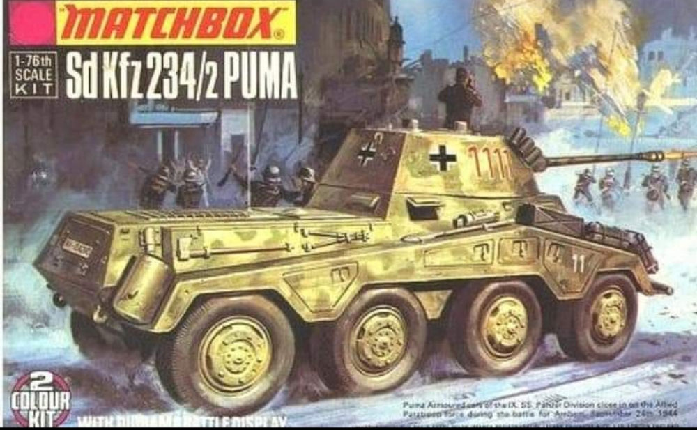 PK-76 Sd.Kfz 234/2 Puma - Schaal 1:72  (feb.1977)