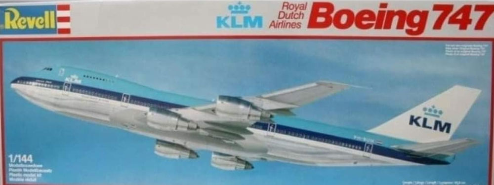 REV4323 Boeing 747 Jumbo Jet "KLM" - Schaal 1:144 (mei 1990)