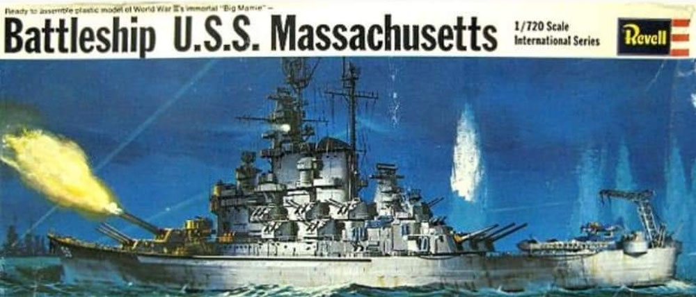 H-485 USS Massachusetts - Schaal 1:720 (mei 1981)