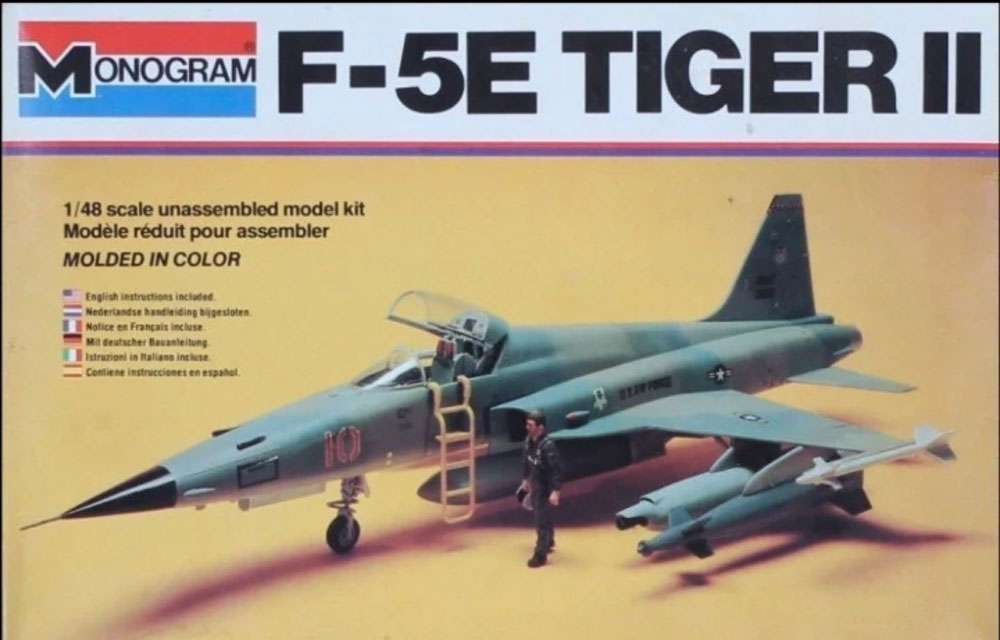 No.5407 F-5E Tiger II - Schaal 1:48 (april 1980)