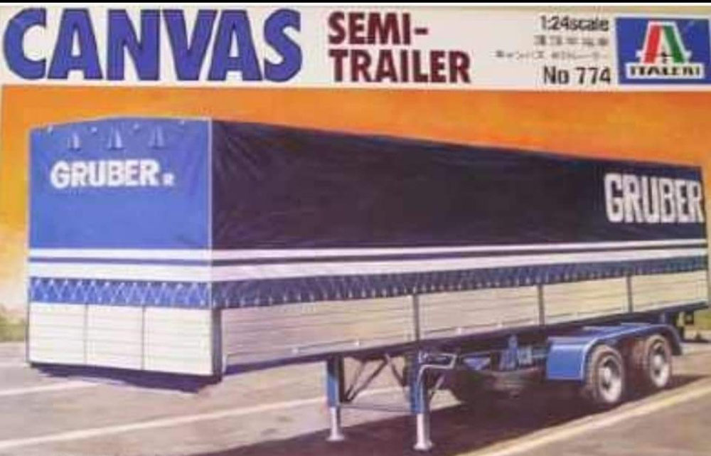 ITA744 Canvas Semi-Trailer - Schaal 1:24 (okt 1994)