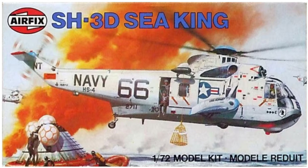 2×A03010-6 SH-3D Sea King - Schaal 1:72 (nov 1979 & Jun 1980)