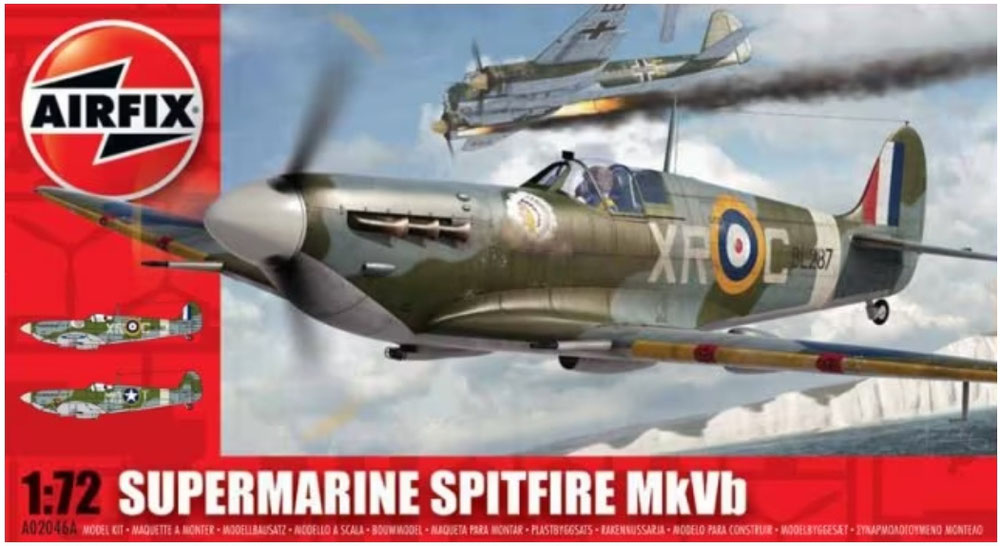 2× A02046 Spitfire MK.V - Schaal 1:72  (april 2010)