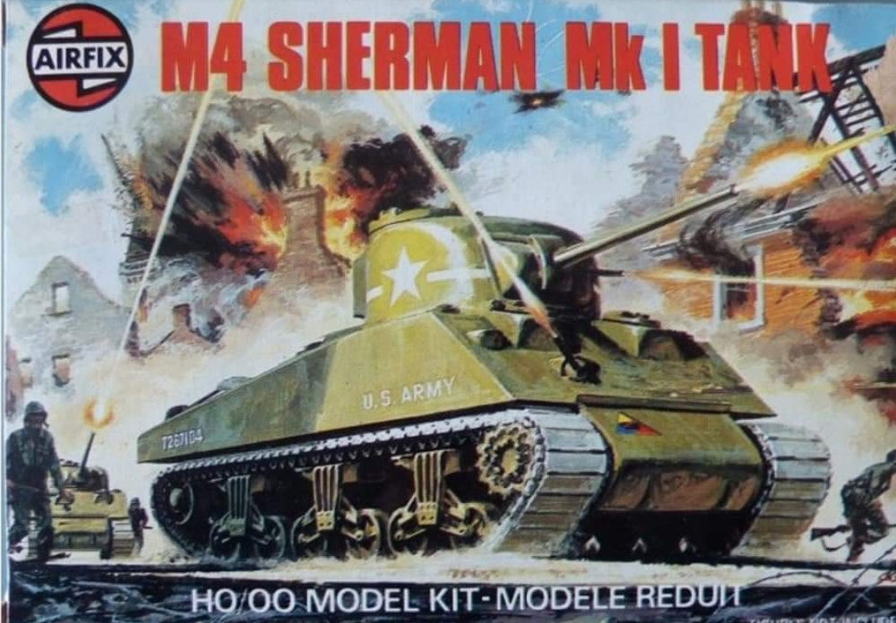 A01303 Sherman M4 - Schaal 1:76 (1975)