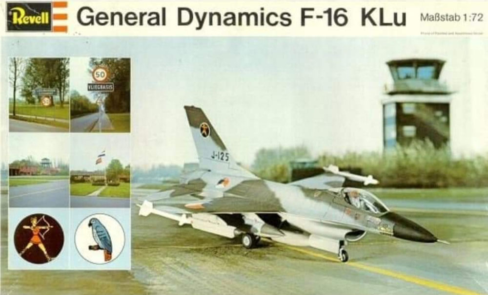 3× H-219 F-16A Fighting Falcon - Schaal 1:72 (1× feb 1978 & 2× mei 1982)