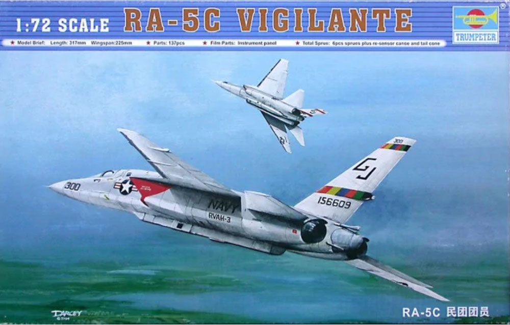01616 NA RA-5C Vigilante RVAH-3 "Sea Dragons" NAS Key West 1975