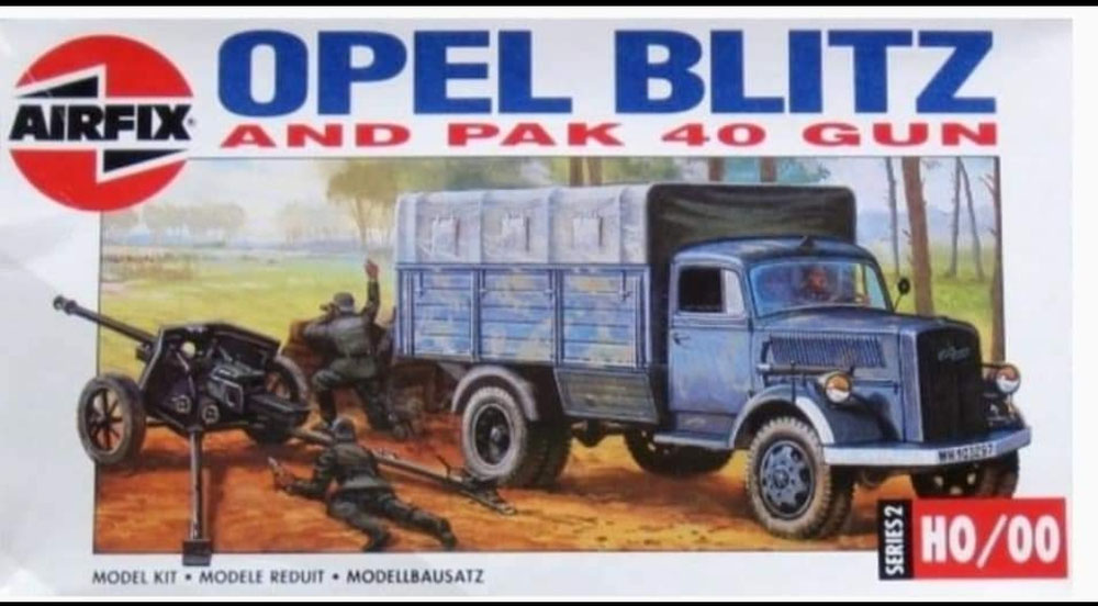A02415 Opel Blitz & PAK 40 Gun - Schaal 1:76 (feb 1993)