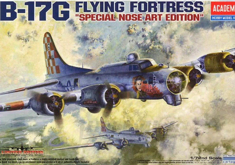 12414 B-17G Flying Fortress, 'Ruby Raiders,' 550 BS/385 BG, RAF Great Ashfield 1944/45 (Schaal 1:72)
