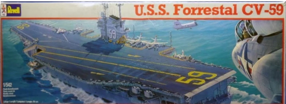 REV5040 USS Forrestal - Schaal 1:542 (april 1984)