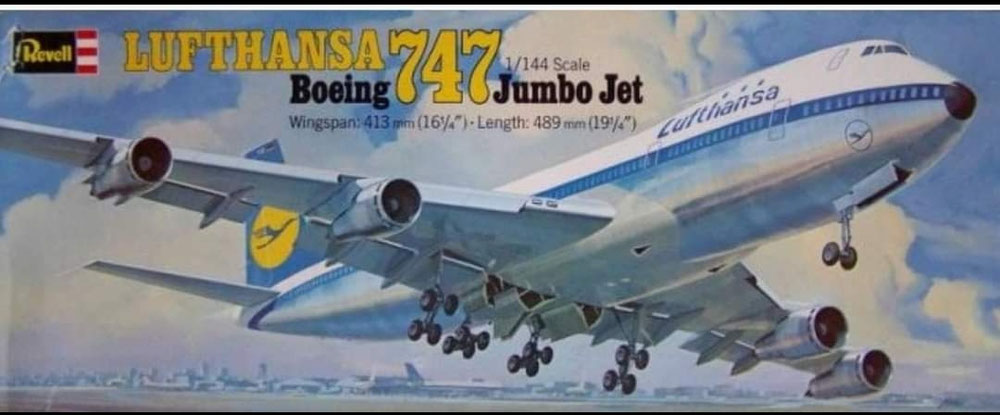 H-176 Boeing 747 Jumbo Jet "Lufthansa" - Schaal 1:144 (mei 1979)