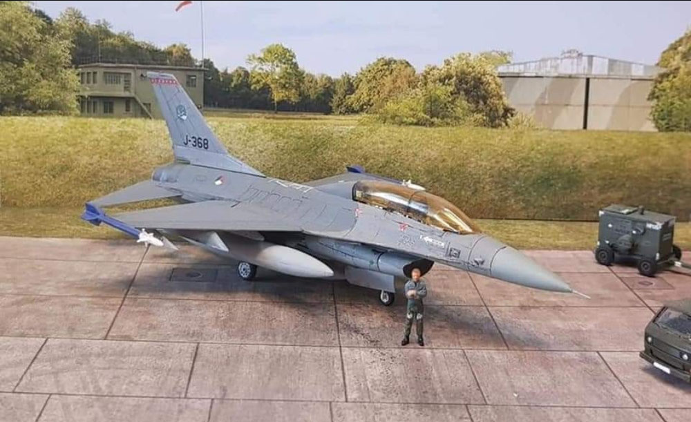 General Dynamics F-16B Fighting Falcon, KLu, 313 SQ, Twenthe AB, Holland 1989