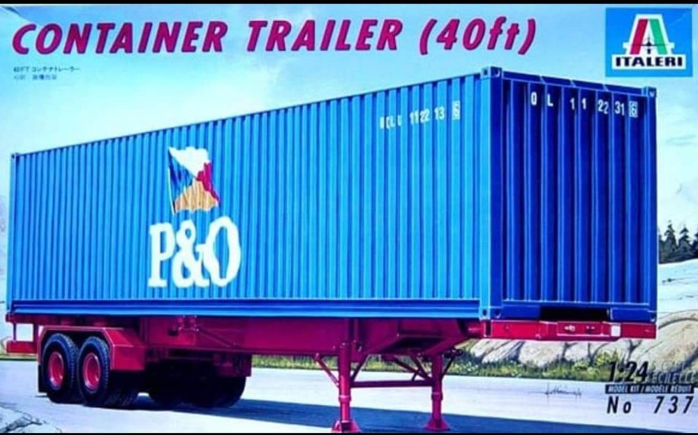 ITA737 Container Trailer - Schaal 1:24 (april 1996)