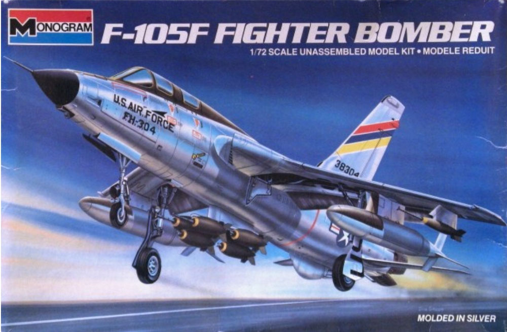 Monogram 5438 F-105F Thunderstreak 36 FBW Bitburg AB 1962 Schaal 1:72