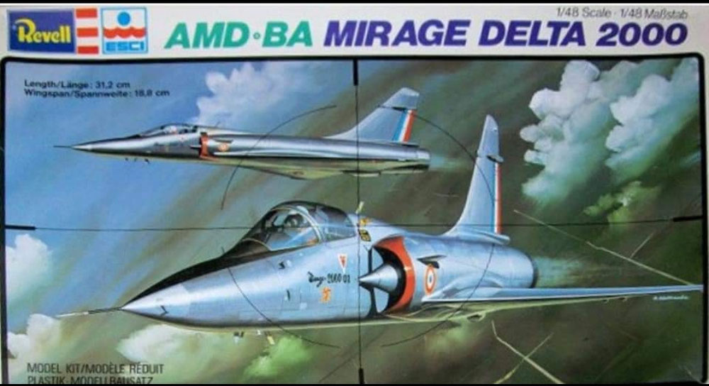 N.4035 Mirage 2000 - Schaal 1:48  (mrt 1987)