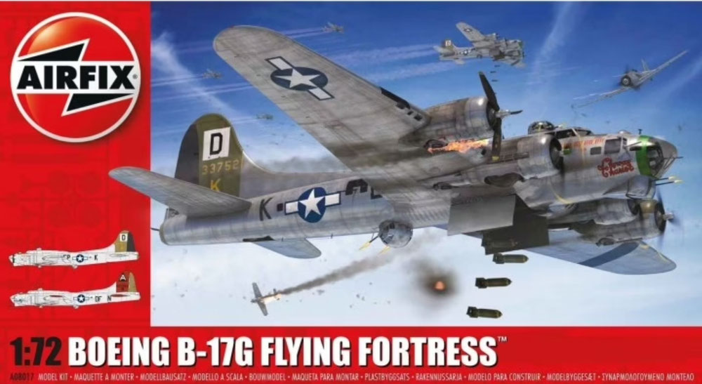 Airfix A08017 (voorraad) - scale 1/72 - release 2016 New Tool. Boeing B-17G Flying Fortress, 324 BS / 90 BG, UK, February 1945 