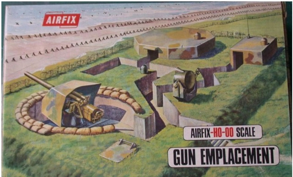 A01701 Gun Emplacement - Schaal 1:76  (mrt 1976)