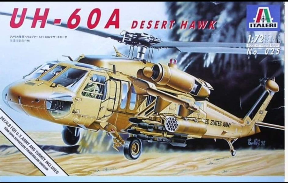 ITA025 UH-60A Black Hawk - Schaal 1:72 (april 1993)